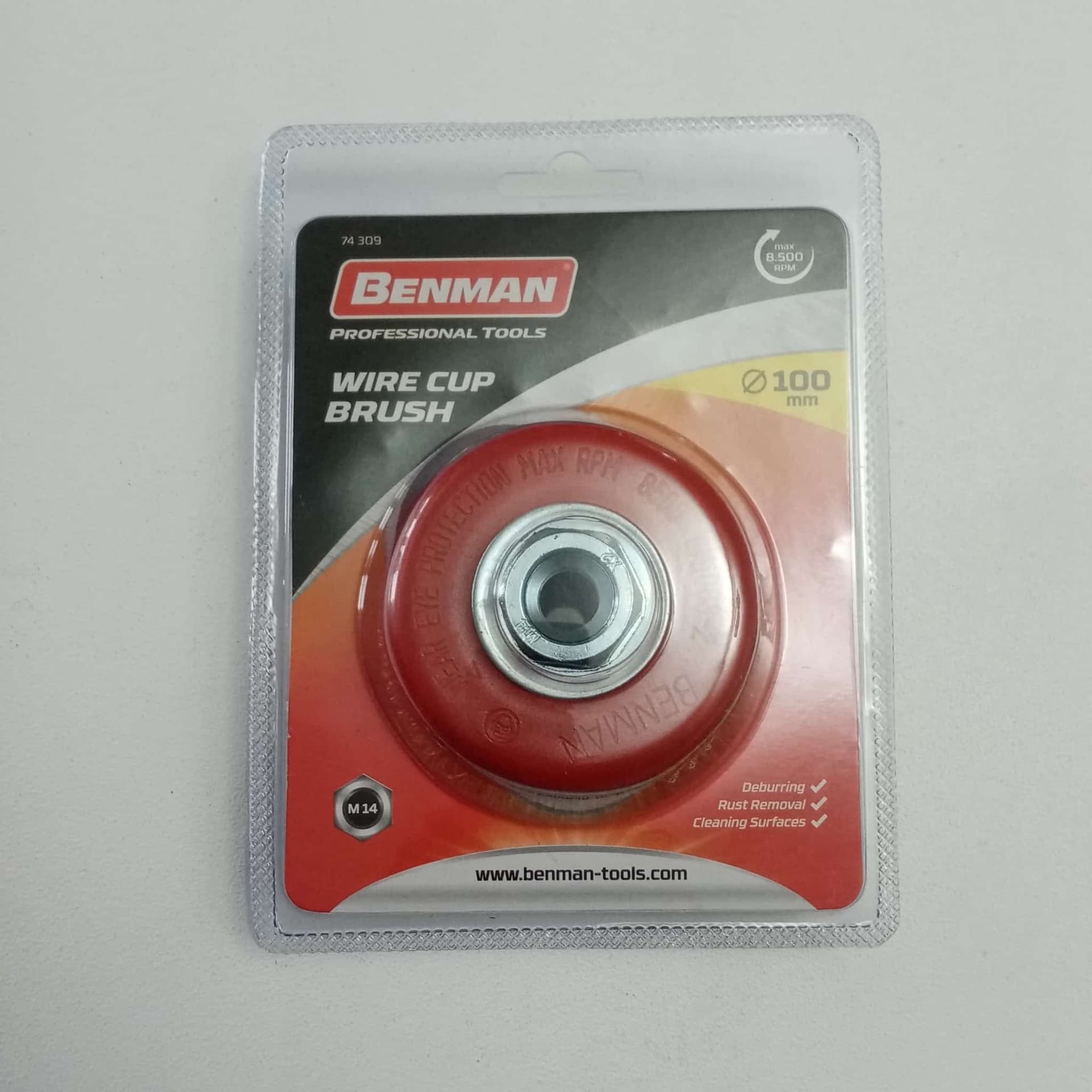 Benman spazzola a tazza da 100mm con attacco M14 in filo ondulato in Spazzole per capelli Aloiserw.com - Altomonte, commercioVirtuoso.it