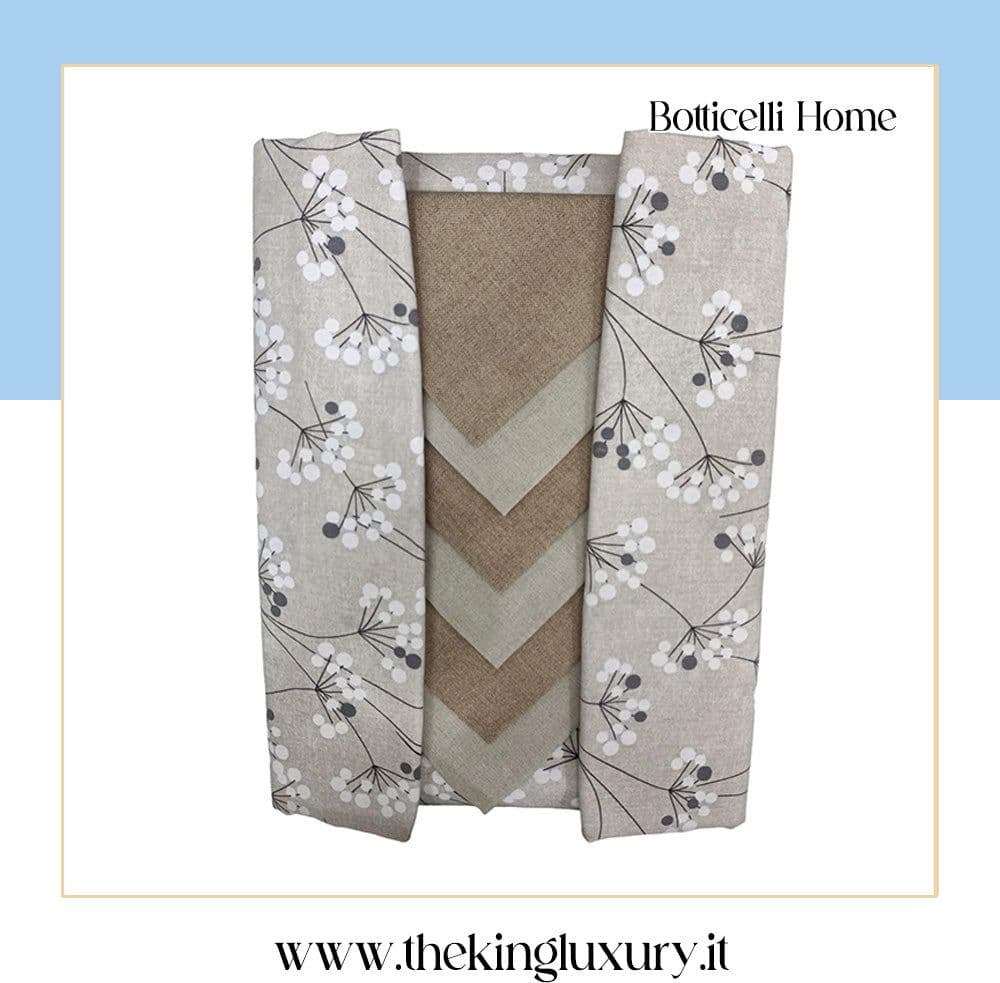 Tovaglia da Tavola Botticelli Procida X12 100% Cotone in Tovaglioli The King Luxury - San Marcellino, commercioVirtuoso.it