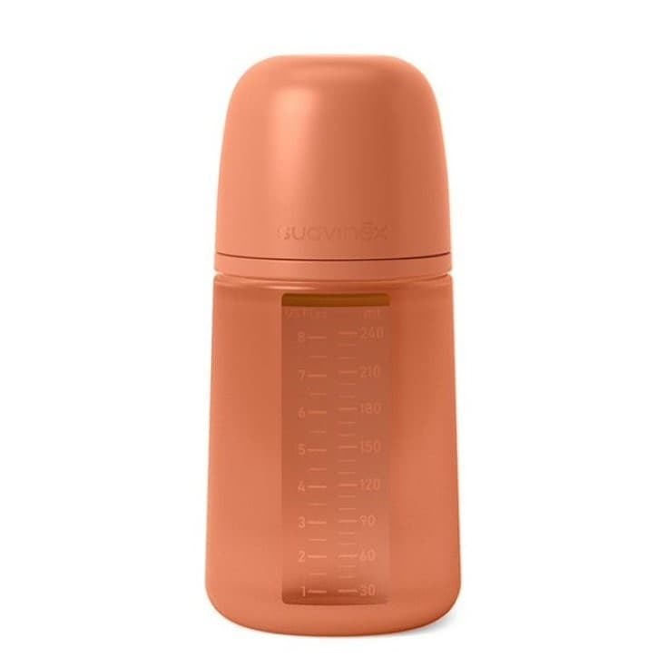 Suavinex - Biberon Silicone Colour Essence 240 ml in Biberon in plastica Centro Bimbo - Siderno, commercioVirtuoso.it