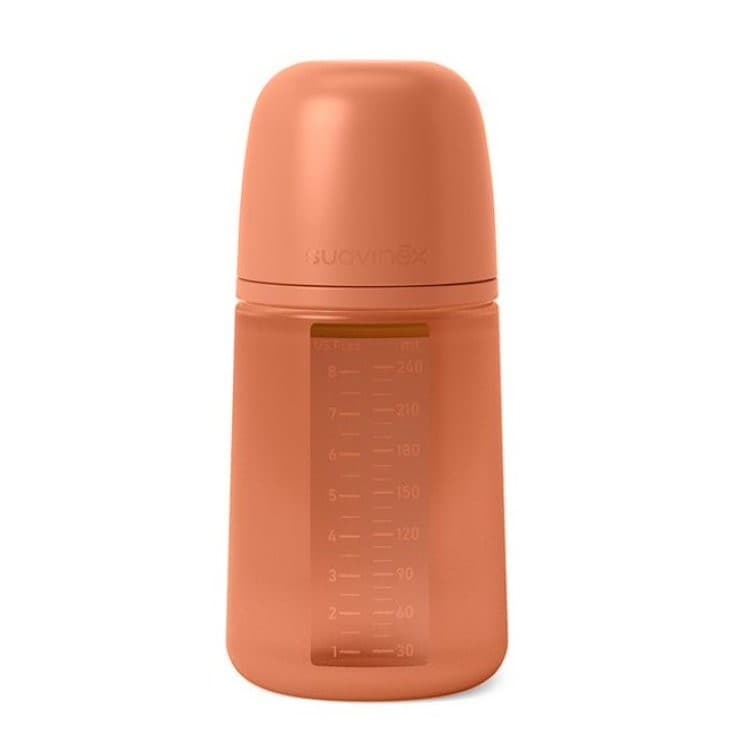 Suavinex - Biberon Silicone Colour Essence 240 ml in Biberon in plastica Centro Bimbo - Siderno, commercioVirtuoso.it
