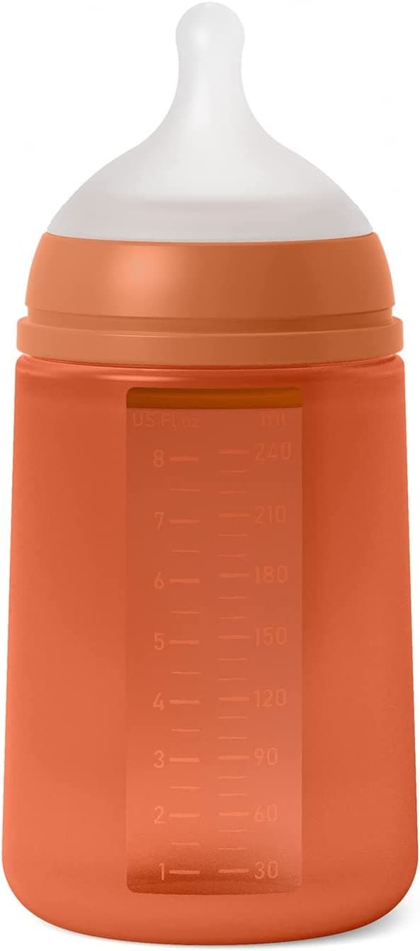 Suavinex - Biberon Silicone Colour Essence 240 ml in Biberon in plastica Centro Bimbo - Siderno, commercioVirtuoso.it
