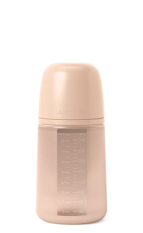 Suavinex - Biberon Silicone Colour Essence 240 ml in Biberon in plastica Centro Bimbo - Siderno, commercioVirtuoso.it