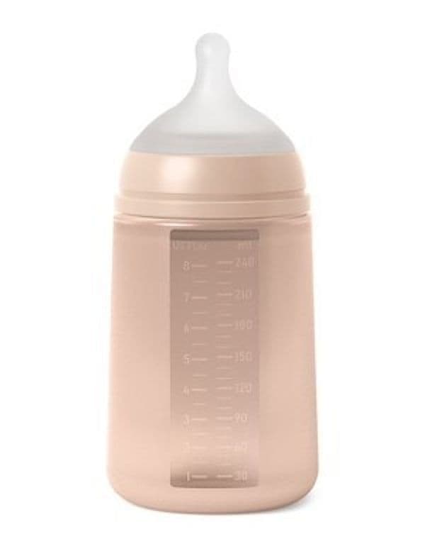 Suavinex - Biberon Silicone Colour Essence 240 ml in Biberon in plastica Centro Bimbo - Siderno, commercioVirtuoso.it
