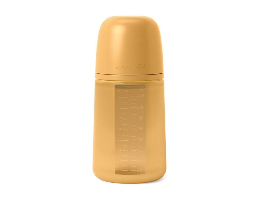 Suavinex - Biberon Silicone Colour Essence 240 ml in Biberon in plastica Centro Bimbo - Siderno, commercioVirtuoso.it