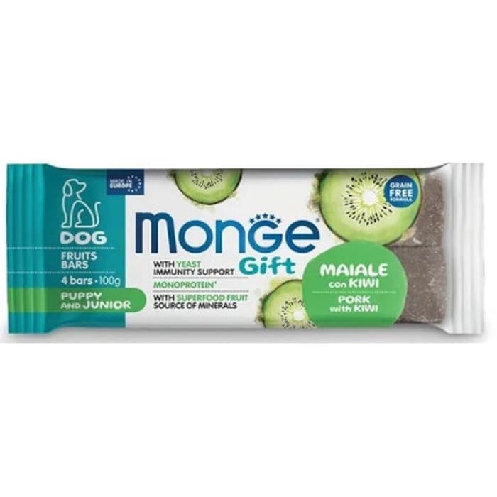 Monge Gift Puppy And Junior Dog Maiale Kiwi 100gr