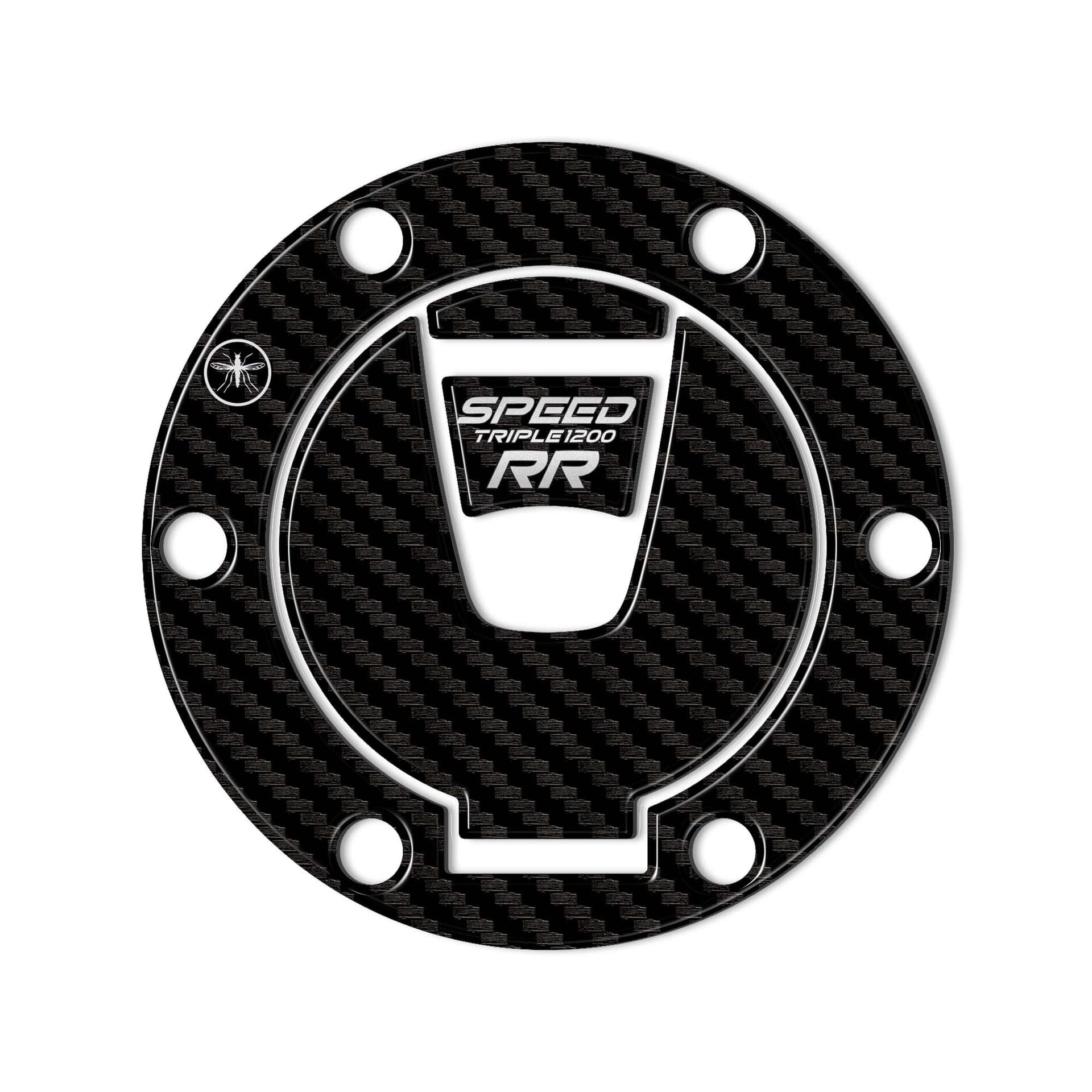 Adesivo 3D Protezione tappo serbatoio compatibile con Triumph Speed Triple 1200 RR in Decalcomanie adesivi e magneti LabelBike - Bibbiano, commercioVirtuoso.it
