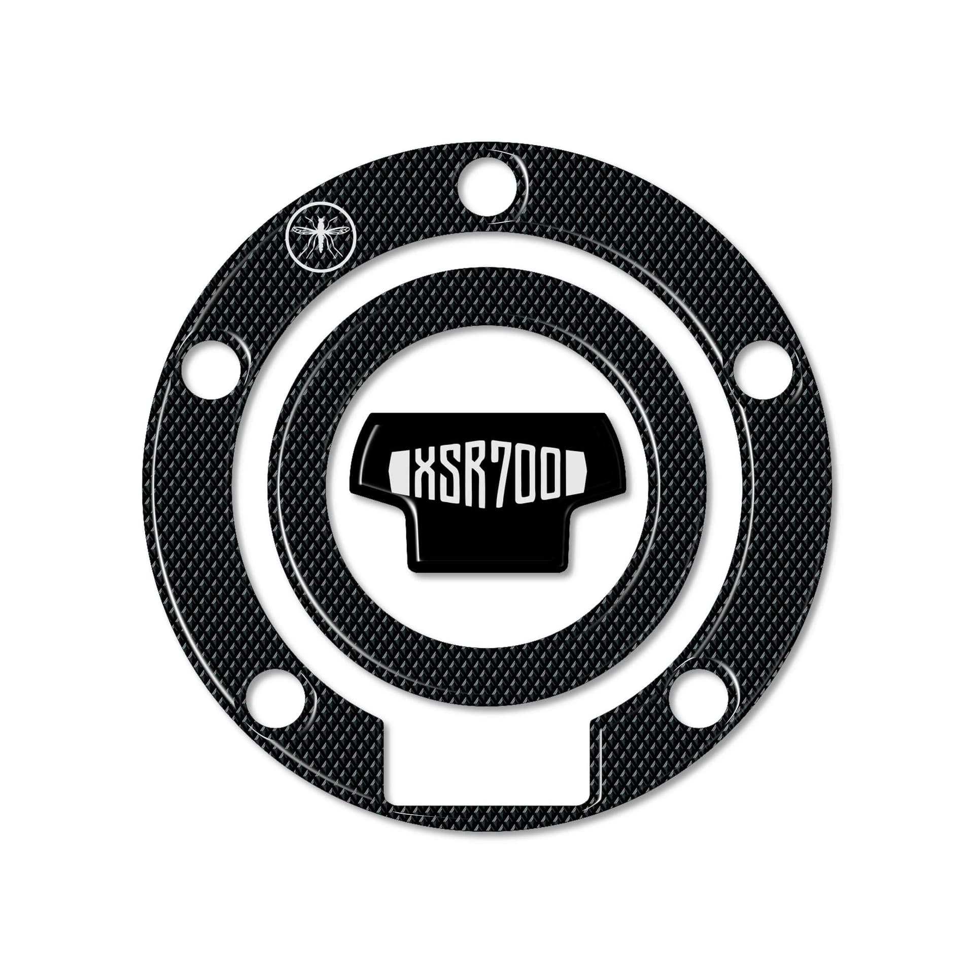Adesivo 3D Protezione tappo serbatoio compatibile con Yamaha XSR700 2016-2024 in Paraserbatoio LabelBike - Bibbiano, commercioVirtuoso.it