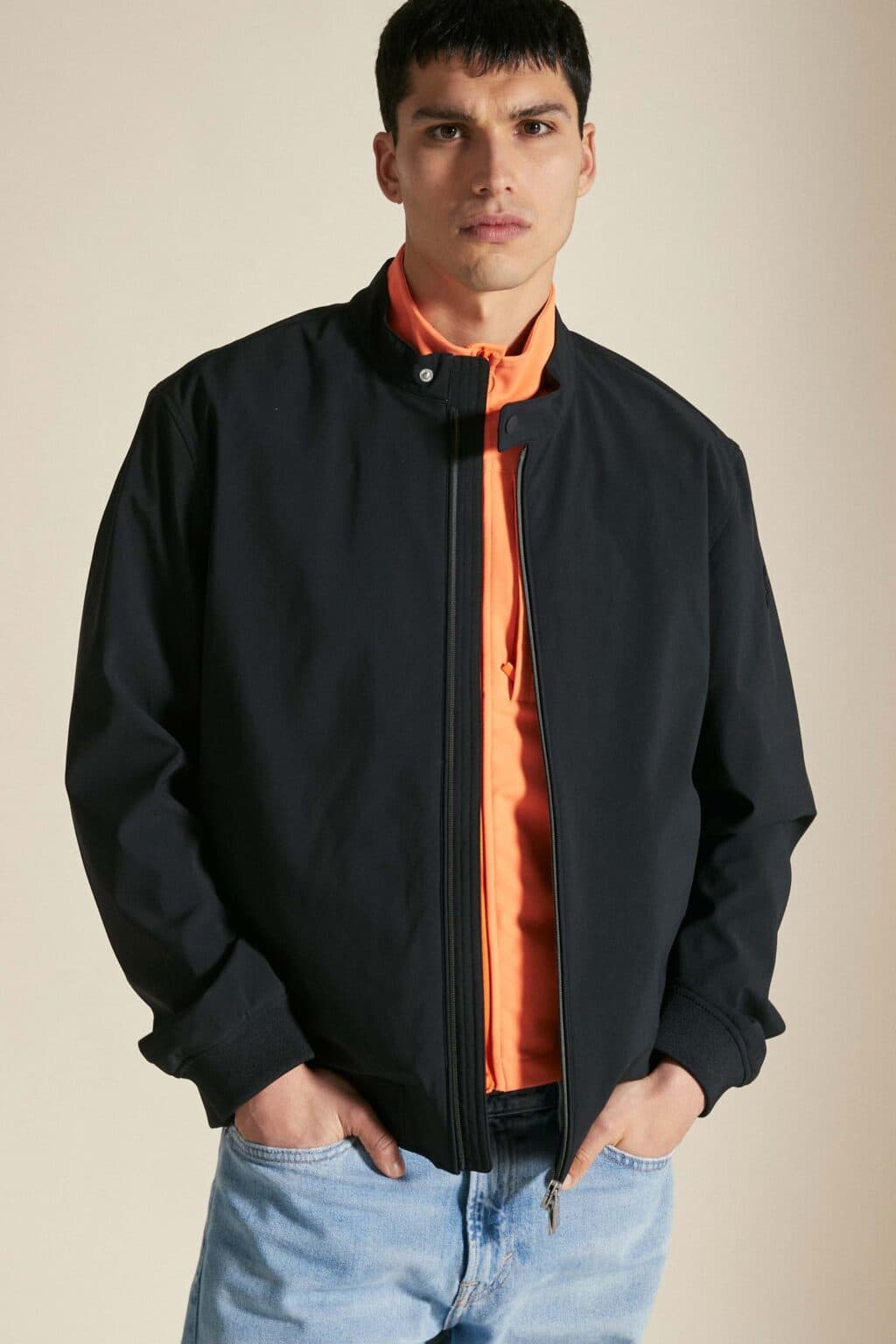 Ciesse piumini capospalla uomo mod. ASHJO 2.2 – BOMBER NERO IN SOFTSHELL in Giacche Broadway Red - Barletta, commercioVirtuoso.it