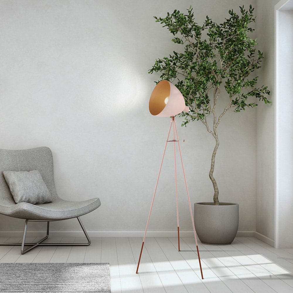 Piantana Moderna Chester-P 1 Luce Acciaio Rosa E Rame in Lampade da terra LuceArt - Montecorvino Pugliano, commercioVirtuoso.it