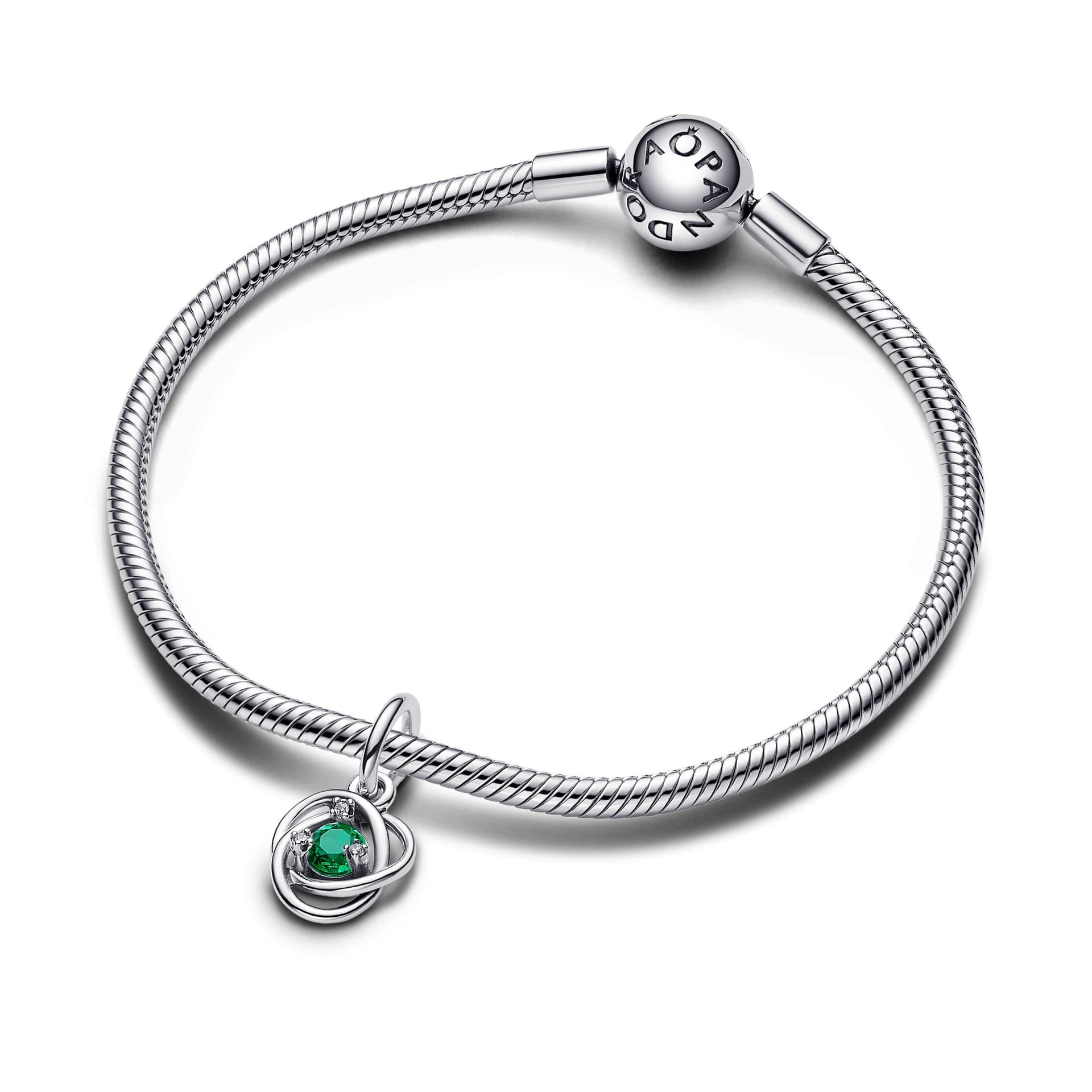 Pandora - charm Pendente Cerchio Eterno Verde Scuro Maggio in Bead Charm Alba Gioielli - Casoria, commercioVirtuoso.it