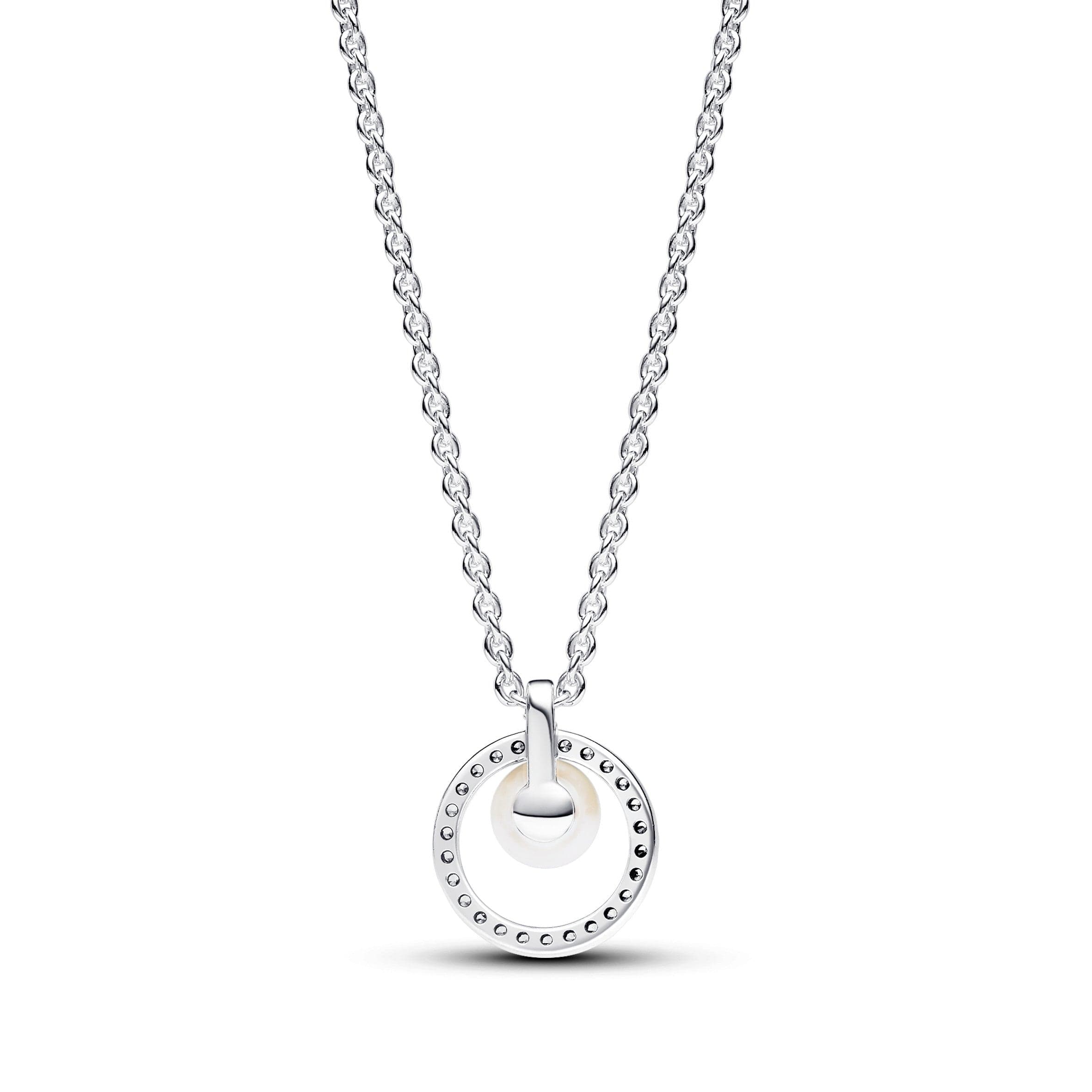 Pandora - Collana con Perla d’Acqua Dolce Coltivata e Pavè in Collane Alba Gioielli - Casoria, commercioVirtuoso.it