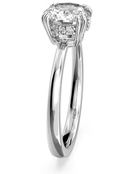 Swarovski - Anello cocktail Constella Taglio tondo, Bianco, Placcato rodio in Anelli Alba Gioielli - Casoria, commercioVirtuoso.it