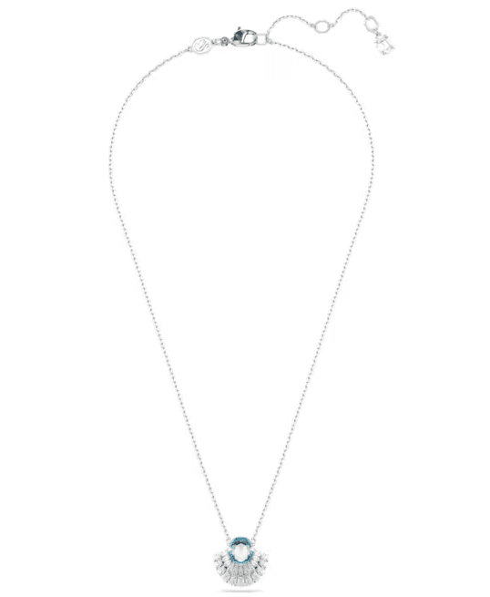 Swarovski  - Collana con Pendente Idyllia Conchiglia, Blu, Placcato rodio in Collane Alba Gioielli - Casoria, commercioVirtuoso.it