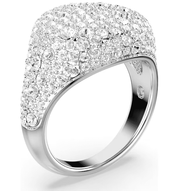Swarovski - Anello cocktail Meteora Bianco, Placcato rodio in Anelli Alba Gioielli - Casoria, commercioVirtuoso.it