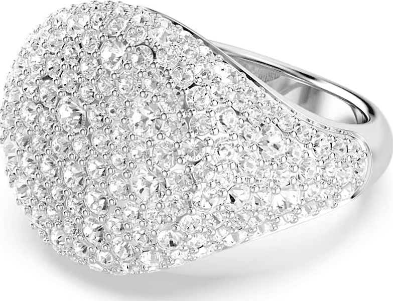 Swarovski - Anello cocktail Meteora Bianco, Placcato rodio in Anelli Alba Gioielli - Casoria, commercioVirtuoso.it