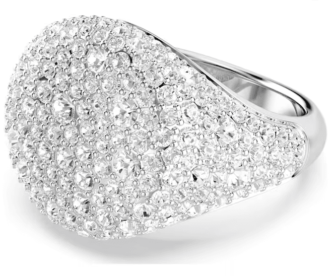 Swarovski - Anello cocktail Meteora Bianco, Placcato rodio in Anelli Alba Gioielli - Casoria, commercioVirtuoso.it