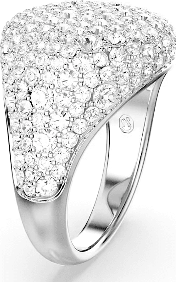 Swarovski - Anello cocktail Meteora Bianco, Placcato rodio in Anelli Alba Gioielli - Casoria, commercioVirtuoso.it