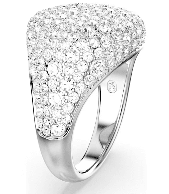 Swarovski - Anello cocktail Meteora Bianco, Placcato rodio in Anelli Alba Gioielli - Casoria, commercioVirtuoso.it