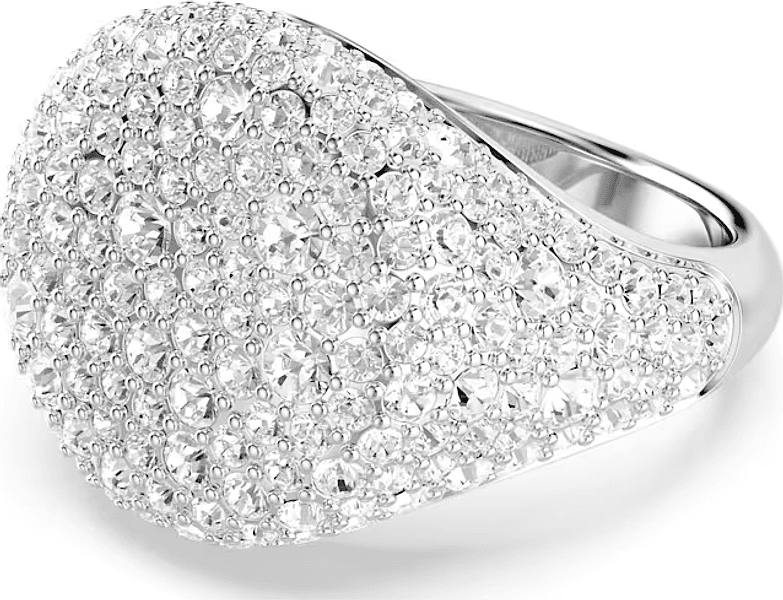 Swarovski - Anello cocktail Meteora Bianco, Placcato rodio in Anelli Alba Gioielli - Casoria, commercioVirtuoso.it