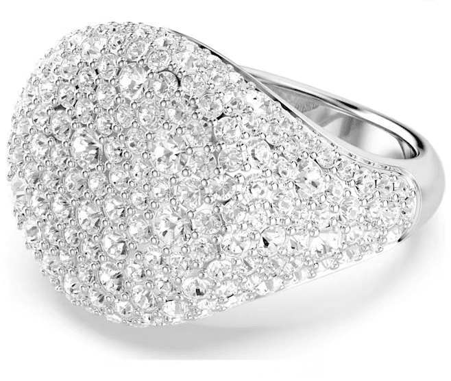 Swarovski - Anello cocktail Meteora Bianco, Placcato rodio in Anelli Alba Gioielli - Casoria, commercioVirtuoso.it