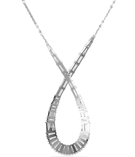 Swarovski - Collana con Pendente Hyperbola Taglio misto, Infinito, Bianco, Placcato rodio in Collane Alba Gioielli - Casoria, commercioVirtuoso.it