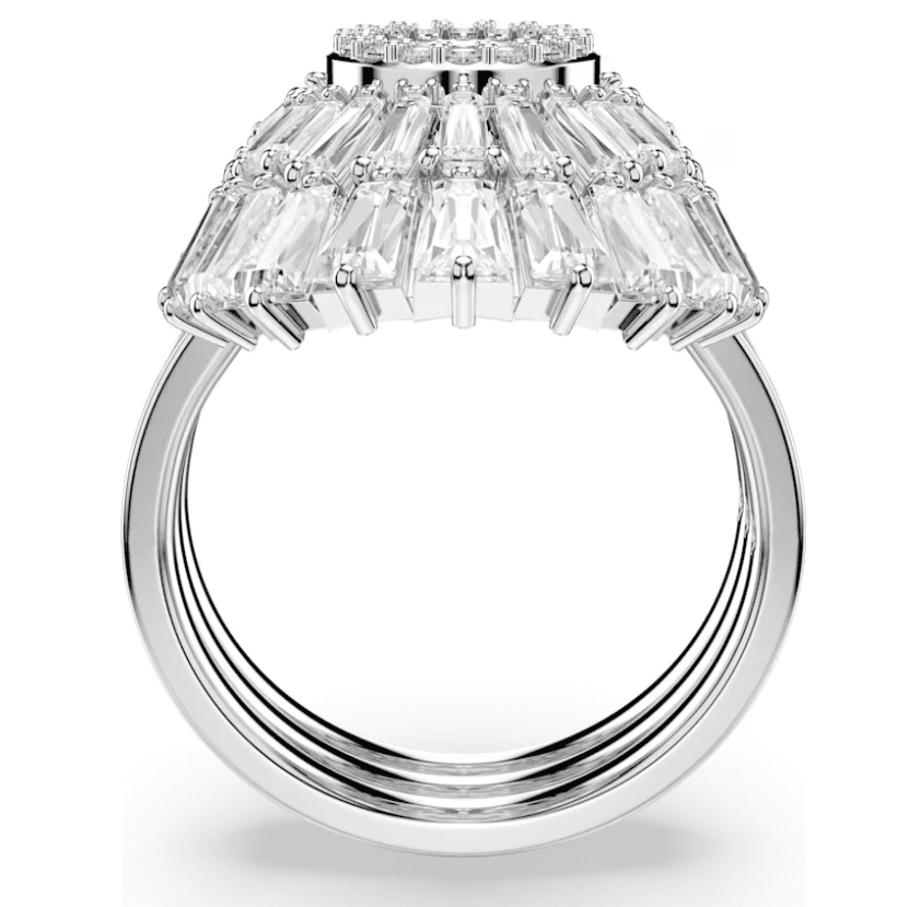 Swarovski - Anello Idyllia Set (3), Taglio misto, Conchiglia, Bianco, Placcato rodio in Anelli Alba Gioielli - Casoria, commercioVirtuoso.it