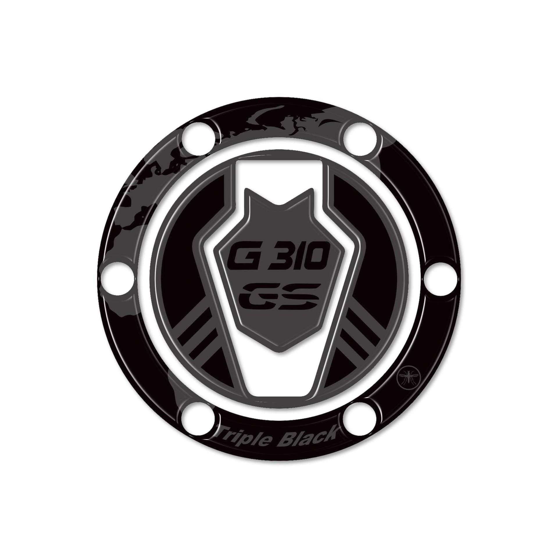 Adesivo 3D tappo serbatoio compatibile con BMW G 310 GS Triple Black 2017-2023 in Decalcomanie adesivi e magneti LabelBike - Bibbiano, commercioVirtuoso.it