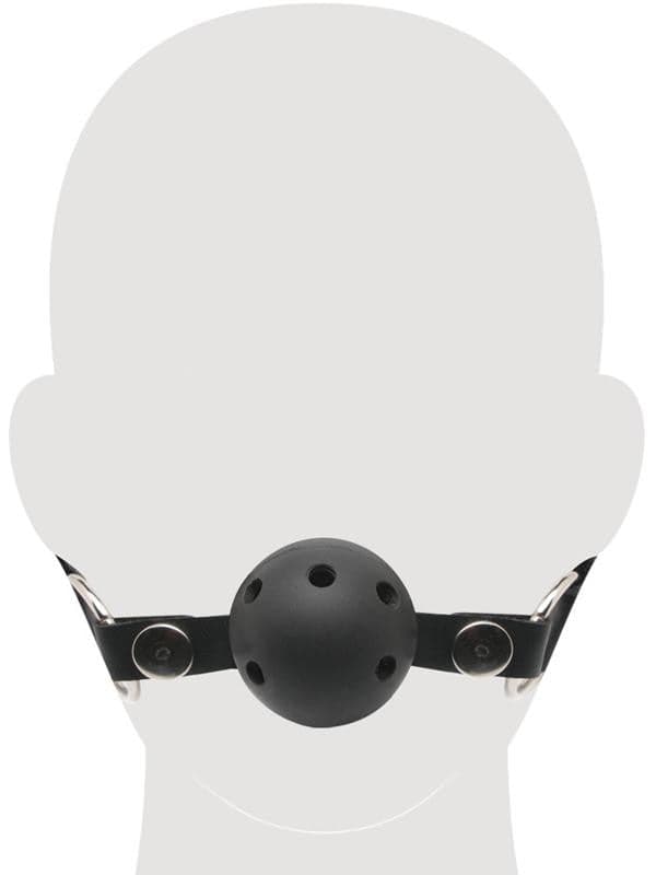 Ball Gag Respirabile Nero in Bavagli Mettimelo.it - Casoria, commercioVirtuoso.it