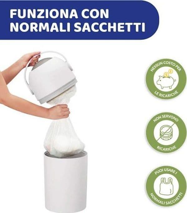 Chicco - Mangia Pannolini Odour Off in prodotto Centro Bimbo - Siderno, commercioVirtuoso.it