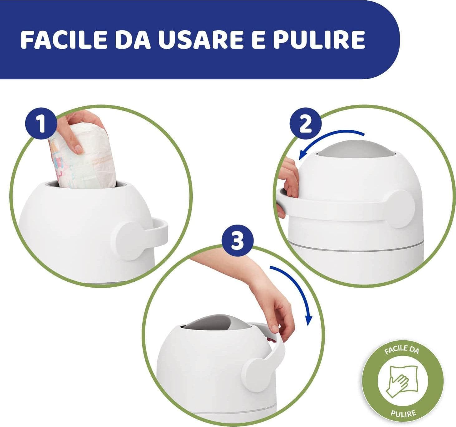 Chicco - Mangia Pannolini Odour Off in prodotto Centro Bimbo - Siderno, commercioVirtuoso.it