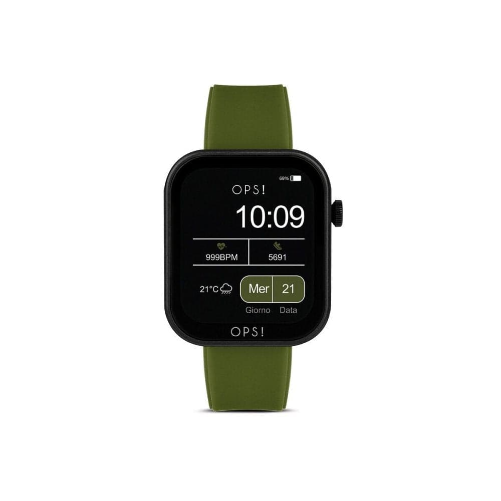 OPS OBJECT - Smartwatch ACTIVE CALL verde scuro
