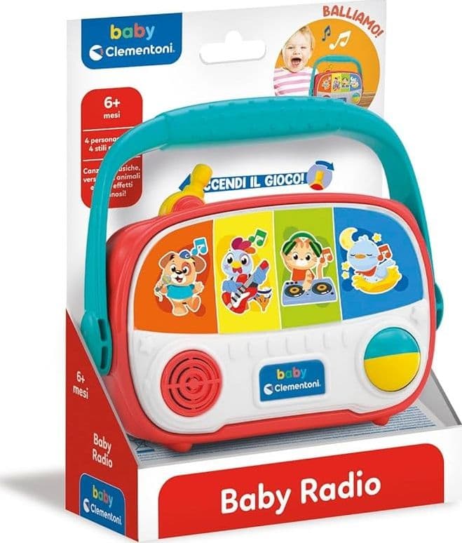 Clementoni - Baby Radiolina Neonati 6-36 Mesi 17541 in Giochi musicali Centro Bimbo - Siderno, commercioVirtuoso.it