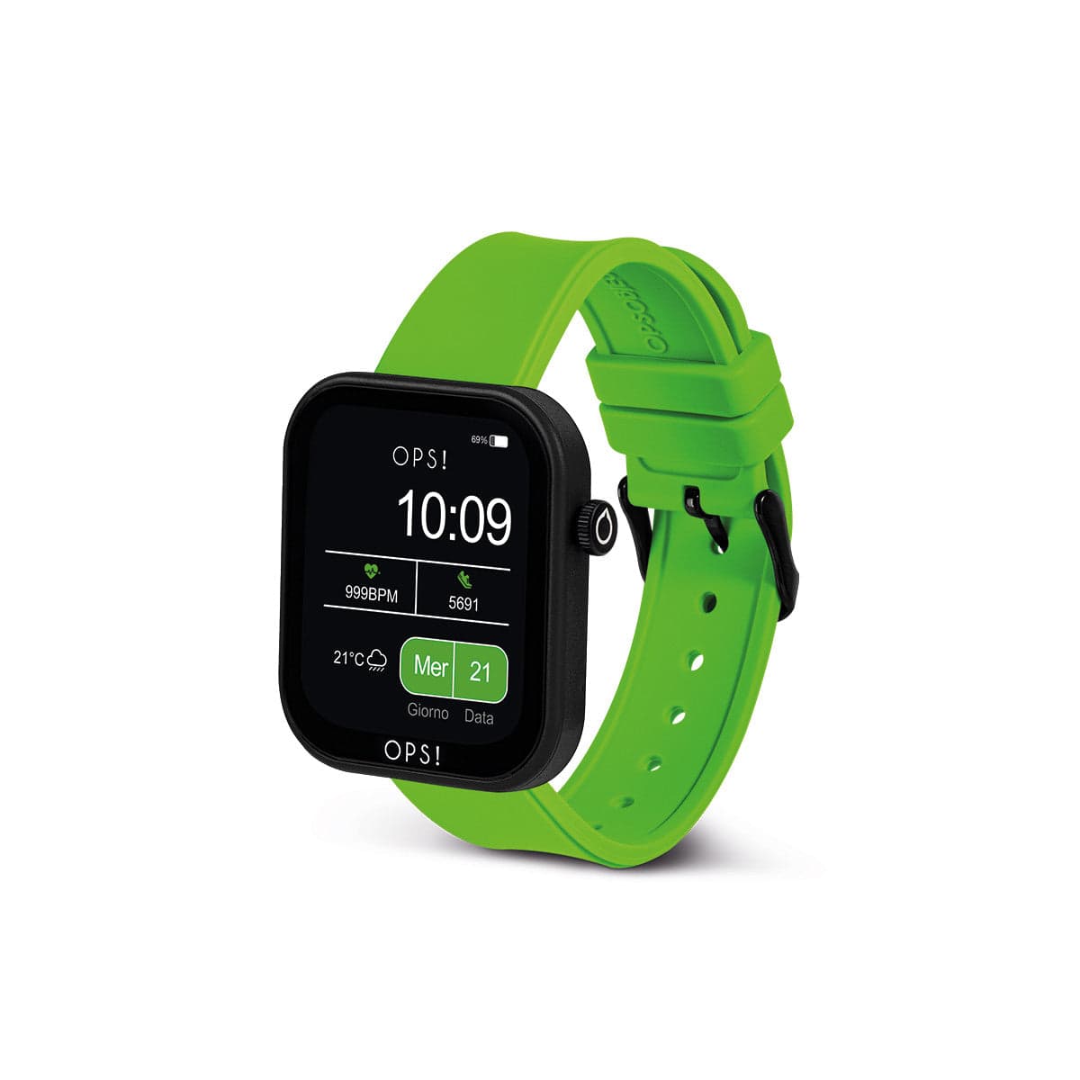 Ops Object - Smartwatch ACTIVE CALL verde in Smartwatch Alba Gioielli - Casoria, commercioVirtuoso.it