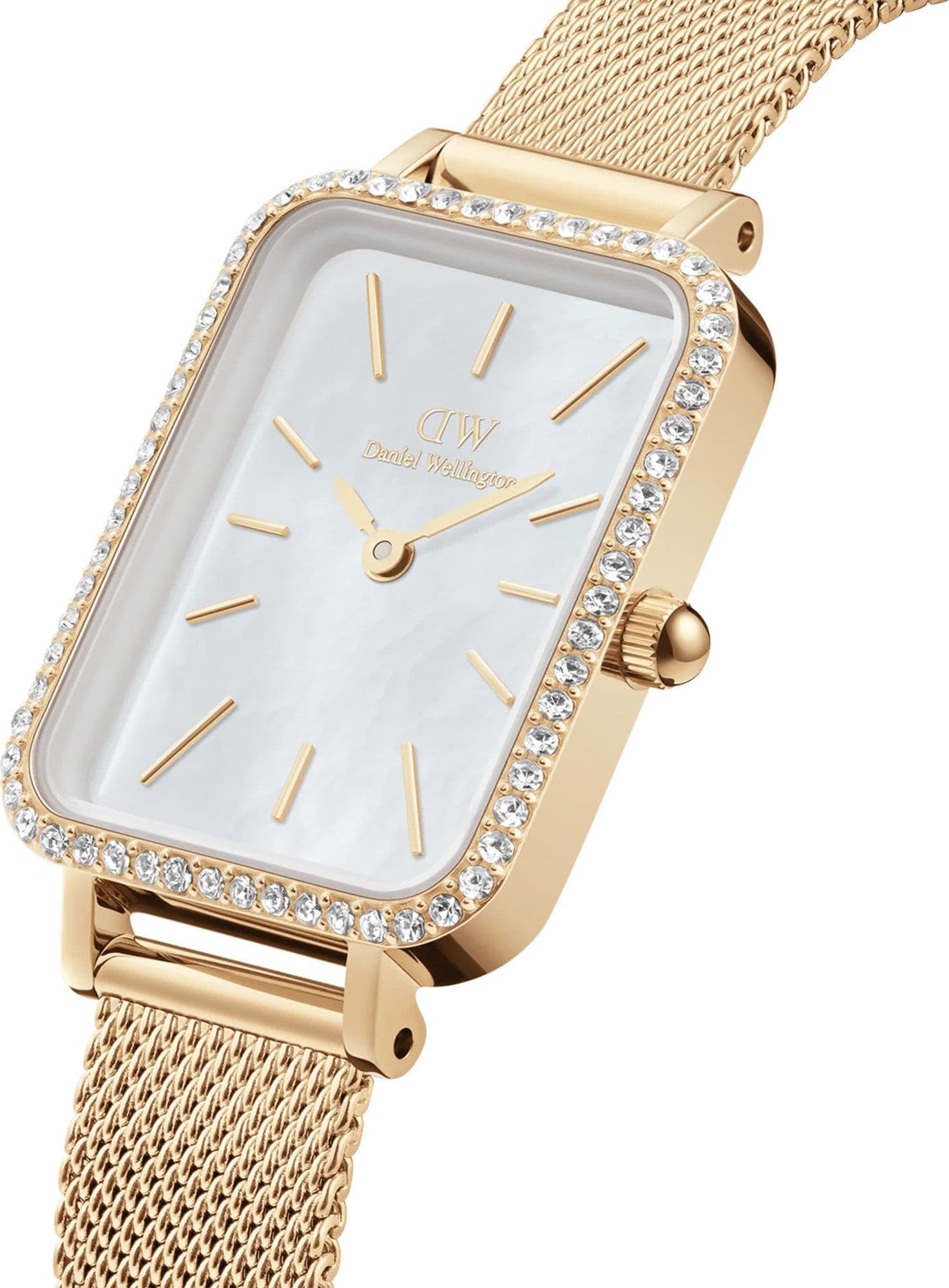 Daniel Wellington - OROLOGIO QUADRO LUMINE BEZEL EVERGOLD MOP in Orologi da polso Alba Gioielli - Casoria, commercioVirtuoso.it