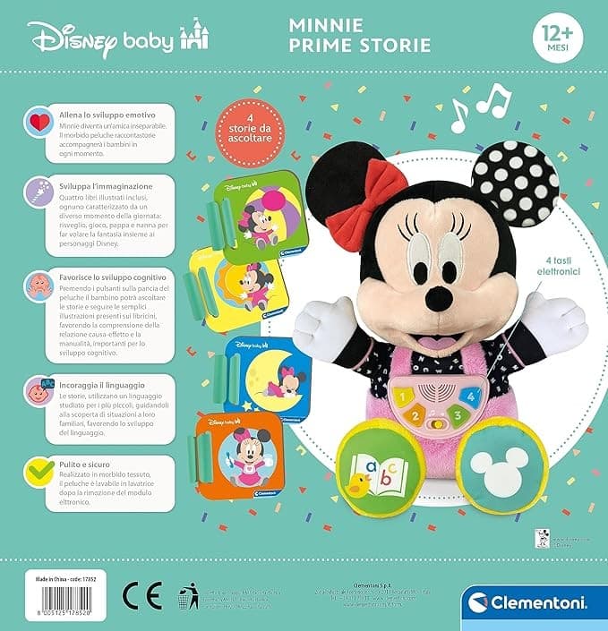 Clementoni Disney Baby - Baby Minnie Prime Storie 17852 in Giochi elettronici Centro Bimbo - Siderno, commercioVirtuoso.it