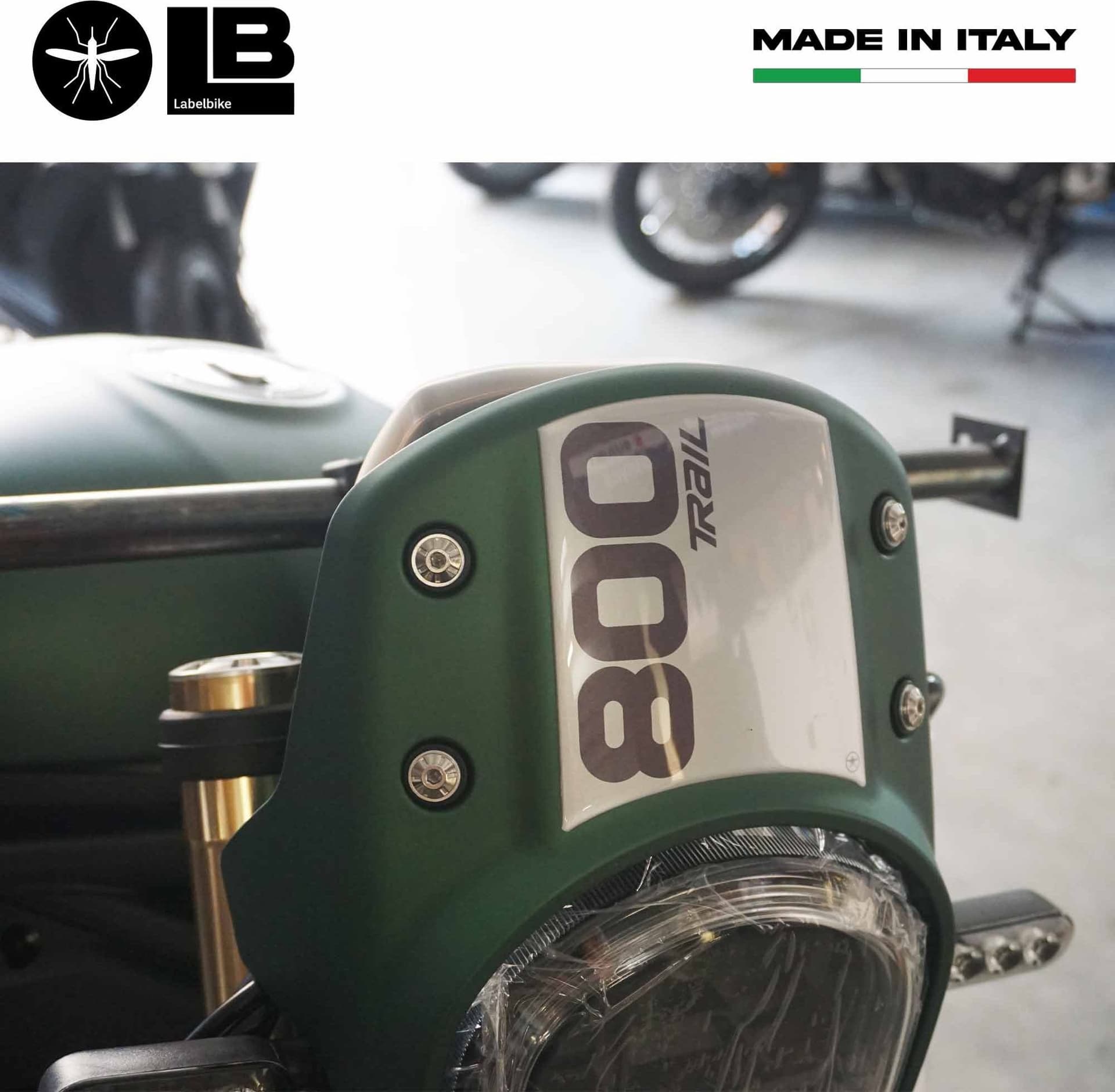 Adesivo gel 3D Protezione cupolino compatibile con Benelli Leoncino 800 Trail in Decalcomanie adesivi e magneti LabelBike - Bibbiano, commercioVirtuoso.it