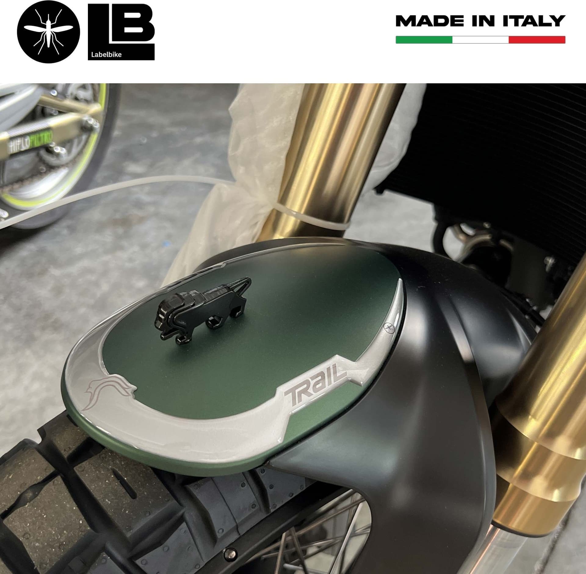 Adesivo gel 3D Protezione parafango compatibile con Benelli Leoncino 800 Trail in Decalcomanie adesivi e magneti LabelBike - Bibbiano, commercioVirtuoso.it