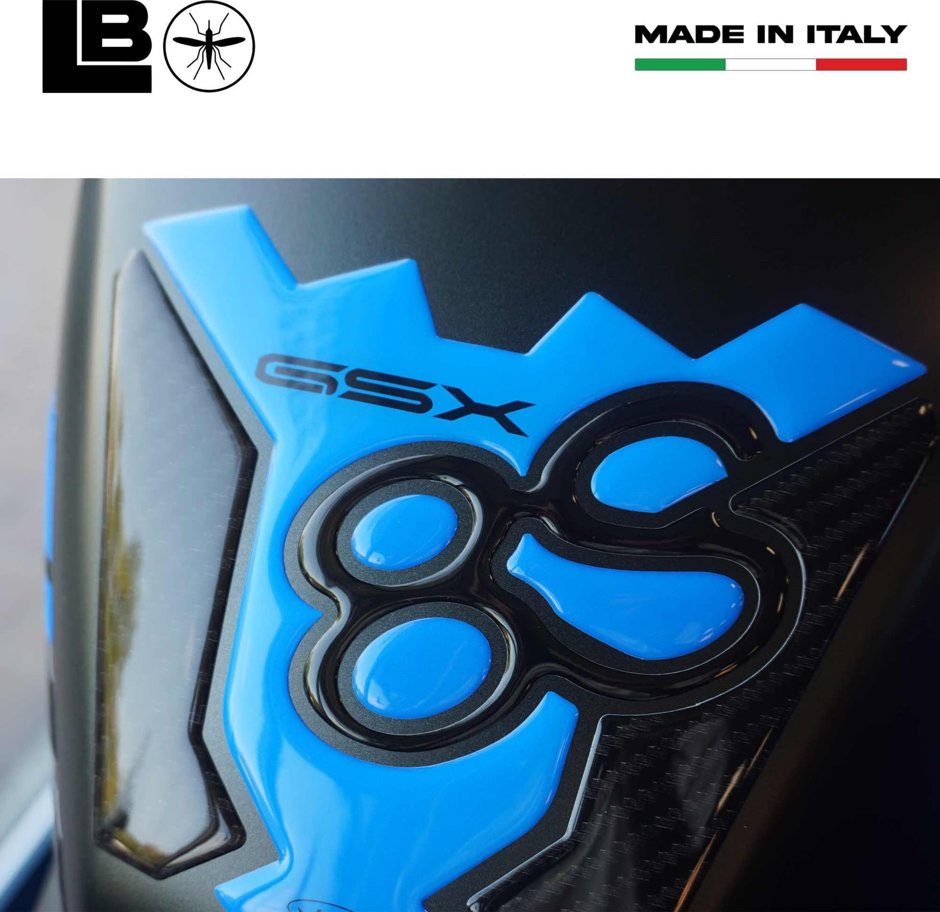 Adesivo Gel 3D Protezione Paraserbatoio moto compatibile con Suzuki GSX-8S in Decalcomanie adesivi e magneti LabelBike - Bibbiano, commercioVirtuoso.it