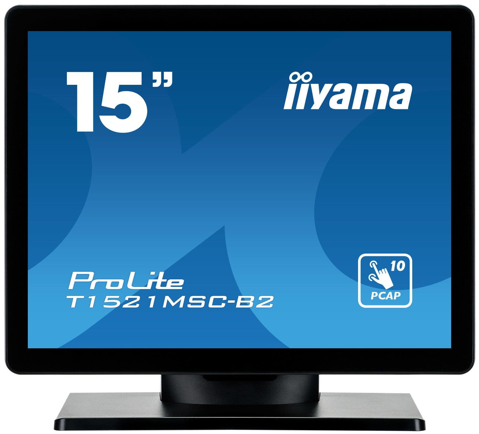 Iiyama prolite t1521msc-b2 monitor pc 38,1 cm (15\") 1024 x 768 pixel xga led touch screen da tavolo nero