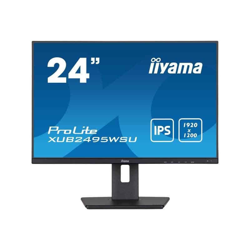Iiyama prolite xub2495wsu-b5 monitor pc 61,2 cm (24.1\") 1920 x 1200 pixel wuxga lcd nero - 144331 in eWeki - Napoli, commercioVirtuoso.it