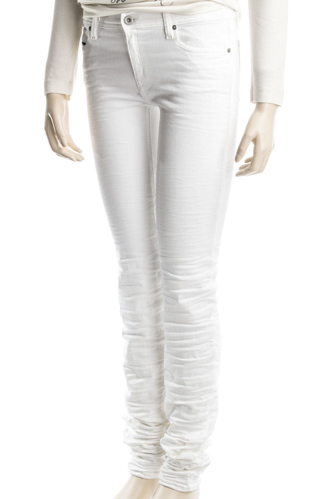 Diesel Black Gold Jeans Donna Super Skinny 2614S Bianco in Jeans Scontolo.net - Potenza, commercioVirtuoso.it
