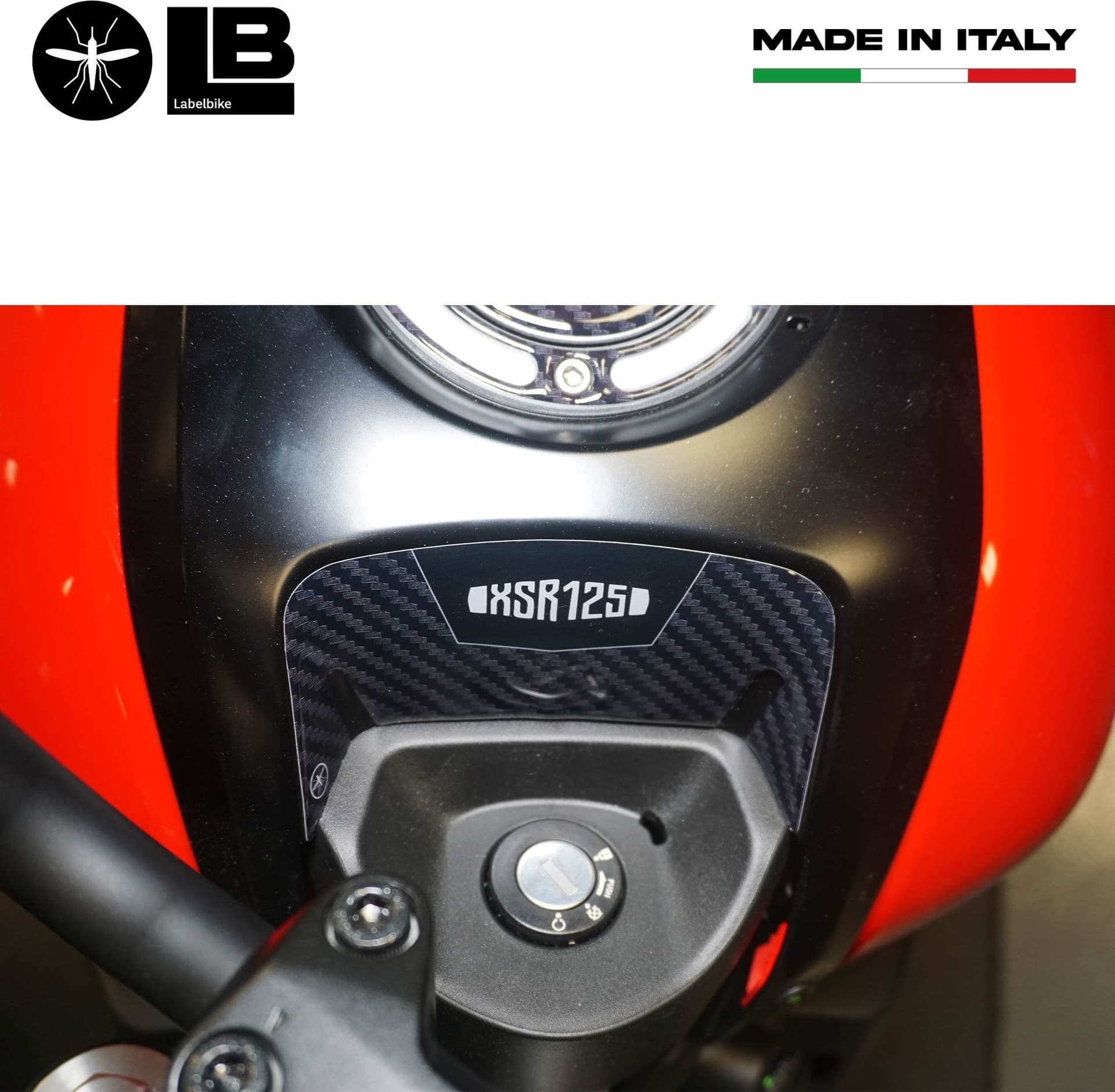 Adesivo 3D Protezione Zona Chiave Moto compatibile con Yamaha XSR125 2021-2022 in Decalcomanie adesivi e magneti LabelBike - Bibbiano, commercioVirtuoso.it