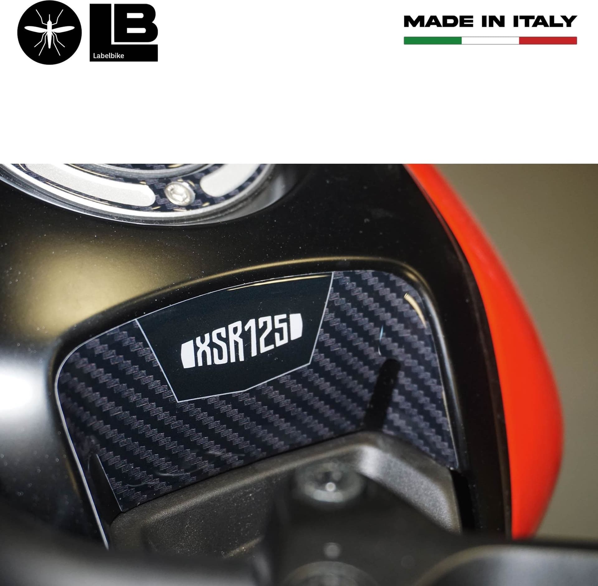 Adesivo 3D Protezione Zona Chiave Moto compatibile con Yamaha XSR125 2021-2022 in Decalcomanie adesivi e magneti LabelBike - Bibbiano, commercioVirtuoso.it