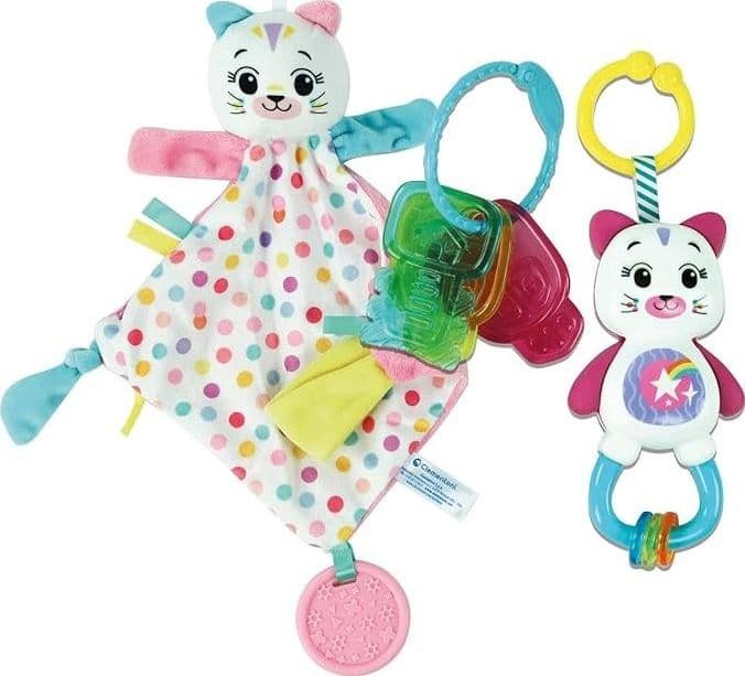 Baby Clementoni - Baby Gift Set Kitty Idea Regalo 17805 in Animali di peluche Centro Bimbo - Siderno, commercioVirtuoso.it