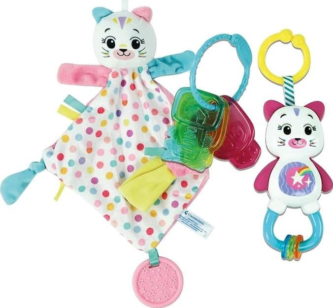 Baby Clementoni - Baby Gift Set Kitty Idea Regalo 17805 in Animali di peluche Centro Bimbo - Siderno, commercioVirtuoso.it