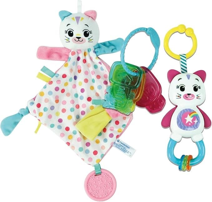 Baby Clementoni - Baby Gift Set Kitty Idea Regalo 17805 in Animali di peluche Centro Bimbo - Siderno, commercioVirtuoso.it
