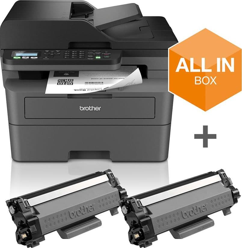 Brother mfc-l2827dwxl stampante multifunzione laser a4 1200 x 1200 dpi 32 ppm wi-fi - MFCL2827DWXLRE1