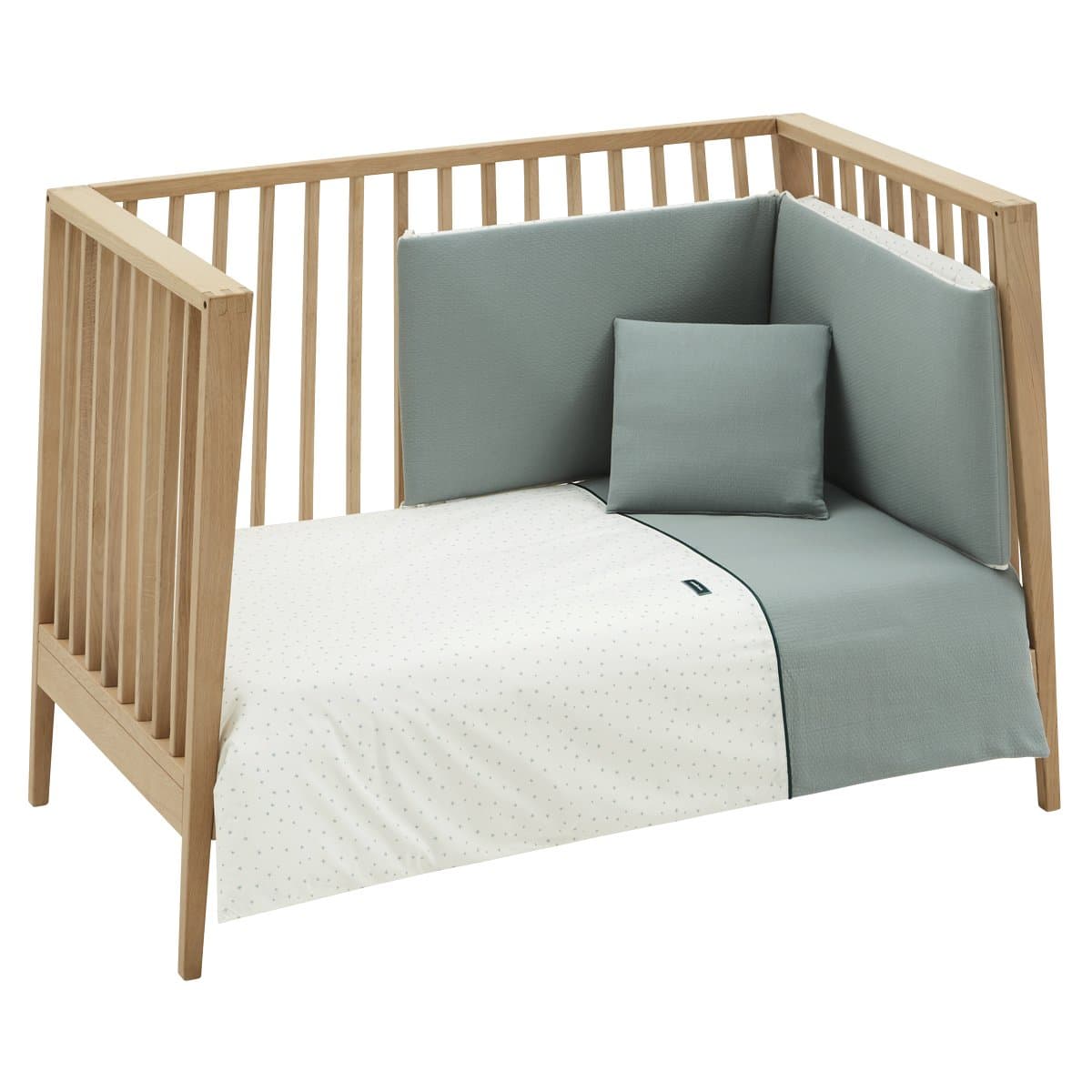 Joggo 2 Pcs.Federa Piumone 70 Magia Verde 110X170X3 Cm Cambrass