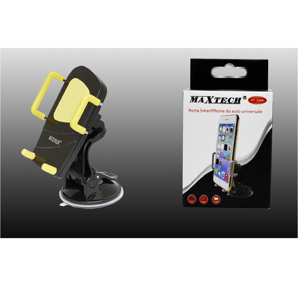 PORTA CELLULARE DA AUTO UNIVERSALE TABLET SMARTPHONE NAVIGATORE MAXTECH PT-C008 in Alloggiamenti Trade Shop italia - Napoli, commercioVirtuoso.it