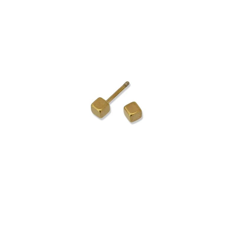 Anartxy - ORECCHINO Cubi Piercing 3mm in Orecchini Alba Gioielli - Casoria, commercioVirtuoso.it